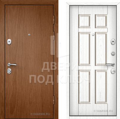Металлическая входная утепленная дверь для коттеджа ДПК-9865